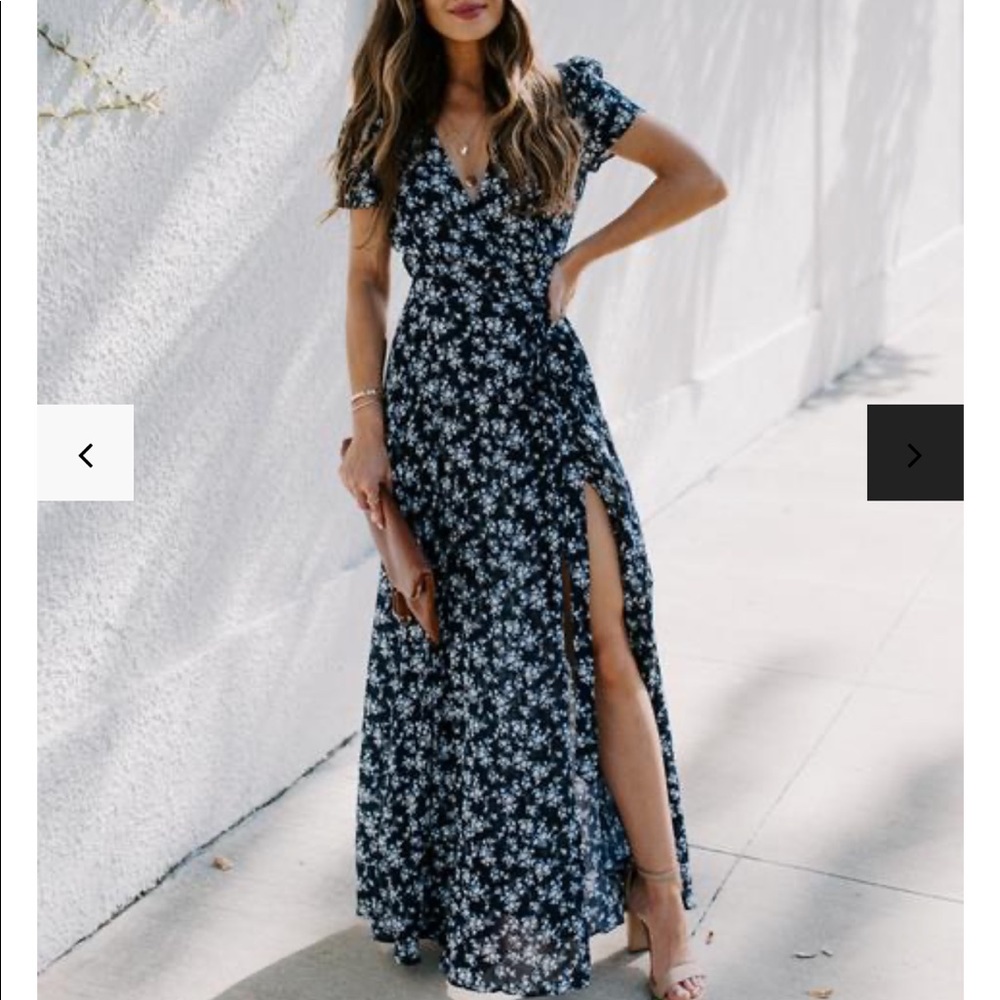 Vici Floral Wrap Dress